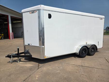 New 2027 H&H Trailers 7x16 HH Series Round Top V-Nose 10K Cargo / Enclosed Trailer