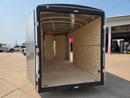 New 2027 H&H Trailers 7x16 HH Series Round Top V-Nose 10K Cargo / Enclosed Trailer