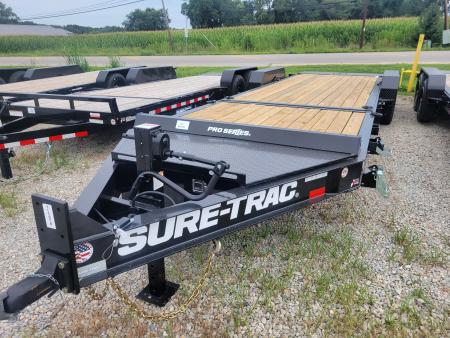 New 2026 Sure-Trac 7x18+6 Pro Series Tilt 17.6K Tilt Trailer