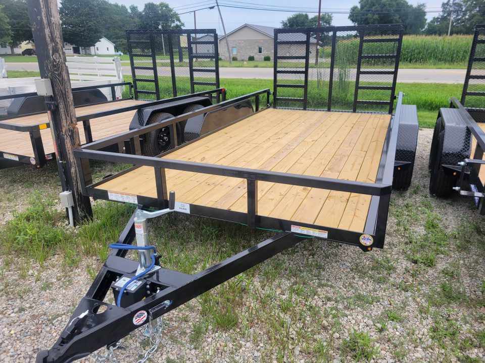 New 2026 Sure-Trac 7x14 Tube Top 7K Utility Trailer