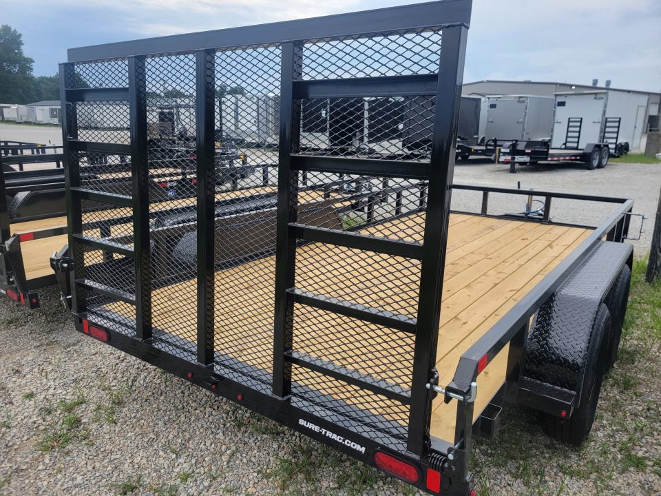 New 2026 Sure-Trac 7x14 Tube Top 7K Utility Trailer