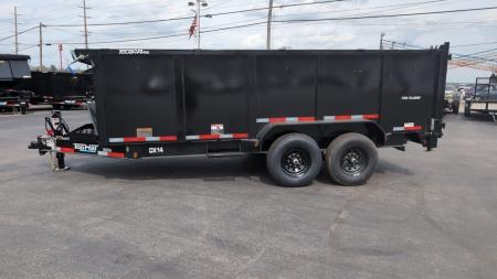 New 2026 Top Hat Trailers Low Profile Dump 140 14K 16 x 7 DX14 Dump Trailer
