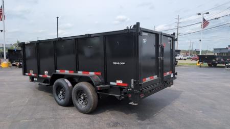 New 2026 Top Hat Trailers Low Profile Dump 140 14K 16 x 7 DX14 Dump Trailer