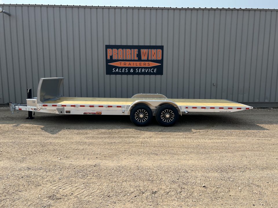 New 2026 H&H Trailers 24' Aluminum Speed Loader Tilt Trailer