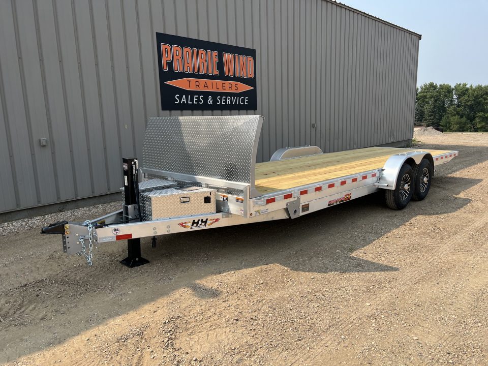 New 2026 H&H Trailers 24' Aluminum Speed Loader Tilt Trailer