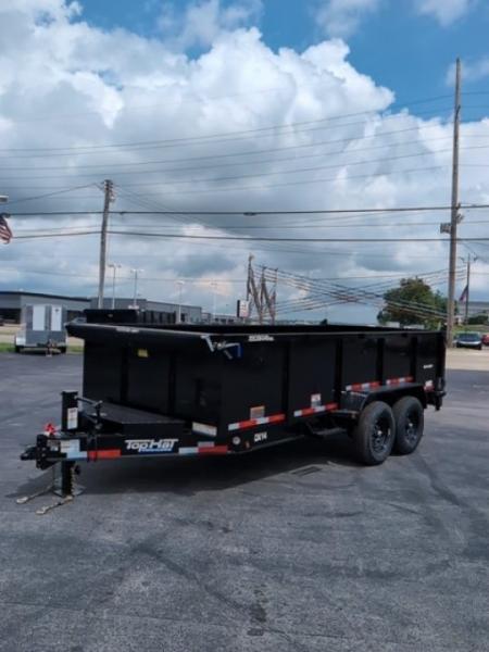 New 2026 Top Hat Trailers Low Profile 140 14K 16 x 83 DX14 3' Sides Dump
