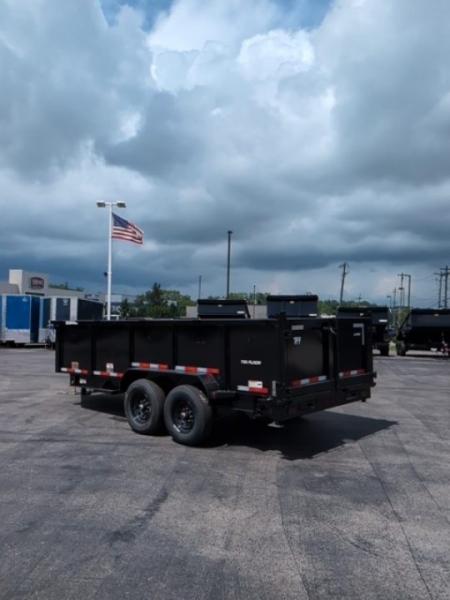 New 2026 Top Hat Trailers Low Profile 140 14K 16 x 83 DX14 3' Sides Dump