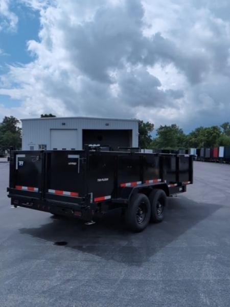New 2026 Top Hat Trailers Low Profile 140 14K 16 x 83 DX14 3' Sides Dump