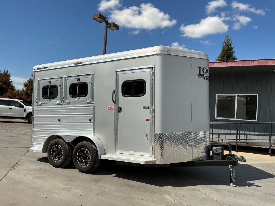 Used 2023 Logan Coach RIOT2BP 2 Horse Bumperpull Horse Trailer