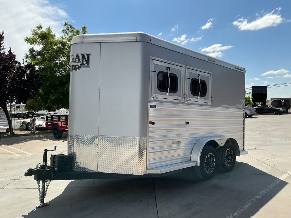 Used 2023 Logan Coach RIOT2BP 2 Horse Bumperpull Horse Trailer