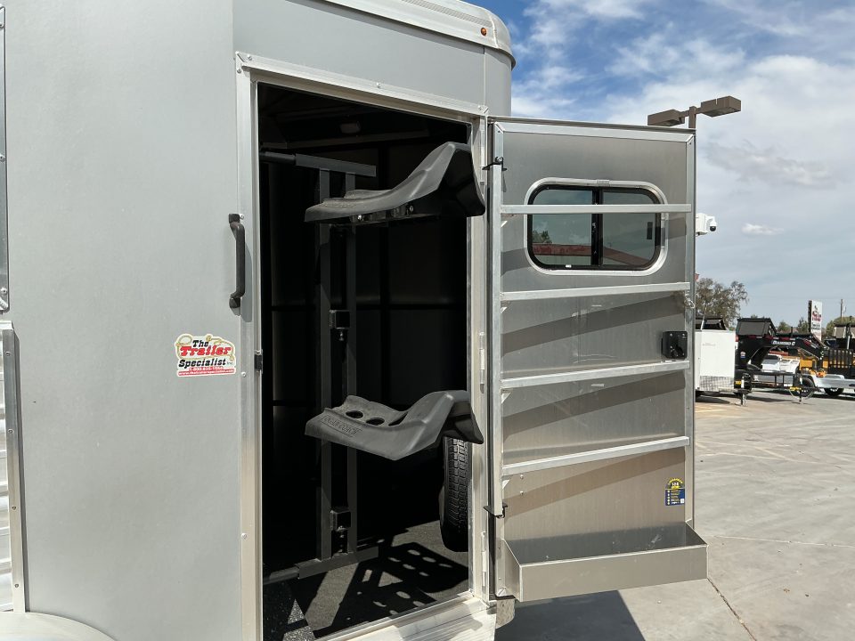 Used 2023 Logan Coach RIOT2BP 2 Horse Bumperpull Horse Trailer
