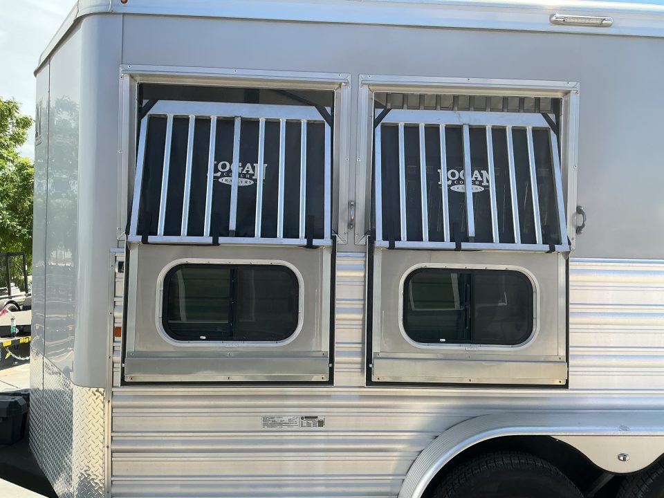 Used 2023 Logan Coach RIOT2BP 2 Horse Bumperpull Horse Trailer