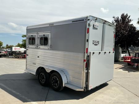 Used 2023 Logan Coach RIOT2BP 2 Horse Bumperpull Horse Trailer