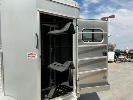 Used 2023 Logan Coach RIOT2BP 2 Horse Bumperpull Horse Trailer