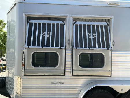 Used 2023 Logan Coach RIOT2BP 2 Horse Bumperpull Horse Trailer