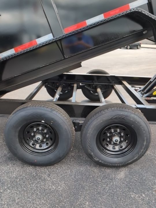 New 2027 Top Hat Trailers Low Profile 140 14K 16 x 83 DX14 3' Sides Dump