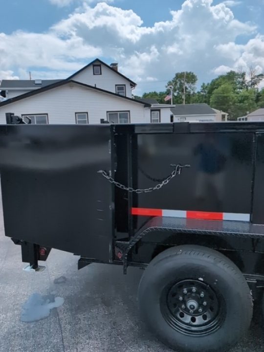 New 2027 Top Hat Trailers Low Profile 140 14K 16 x 83 DX14 3' Sides Dump
