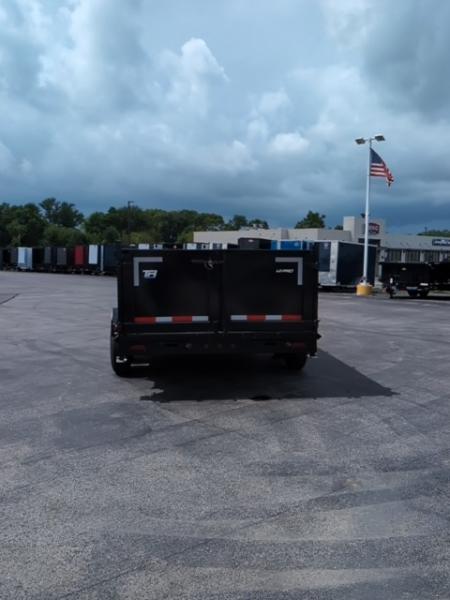 New 2027 Top Hat Trailers Low Profile 140 14K 16 x 83 DX14 3' Sides Dump