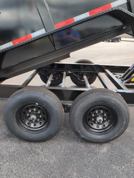 New 2027 Top Hat Trailers Low Profile 140 14K 16 x 83 DX14 3' Sides Dump