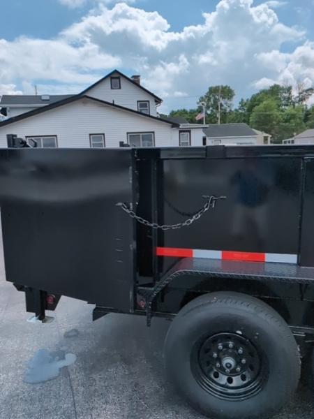 New 2027 Top Hat Trailers Low Profile 140 14K 16 x 83 DX14 3' Sides Dump