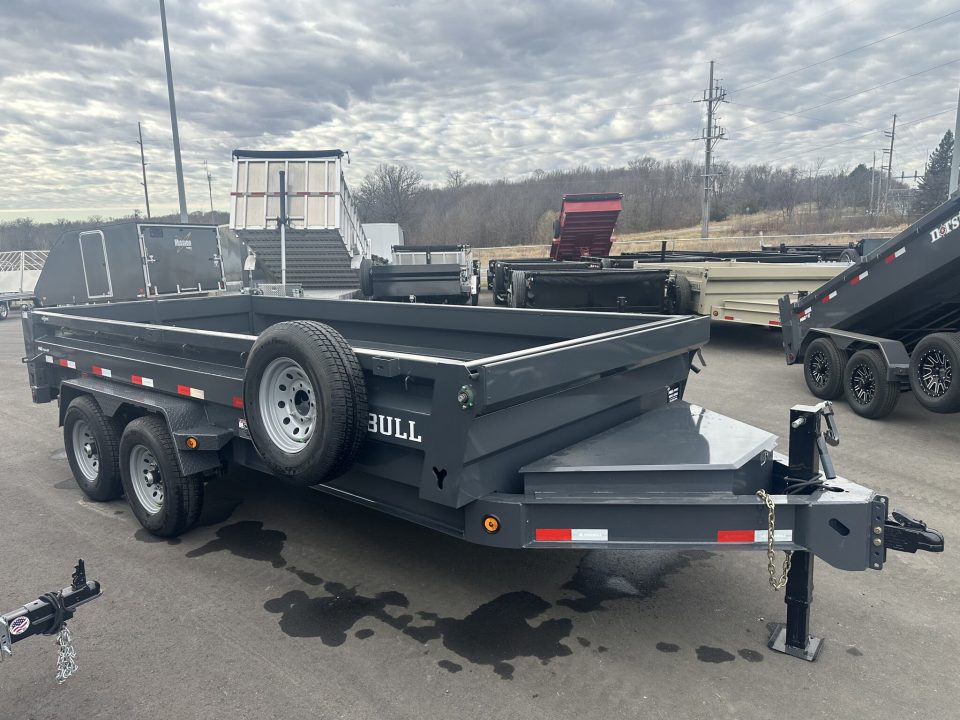 New DWB 83X14 14K DUMP TRAILER - GRAY