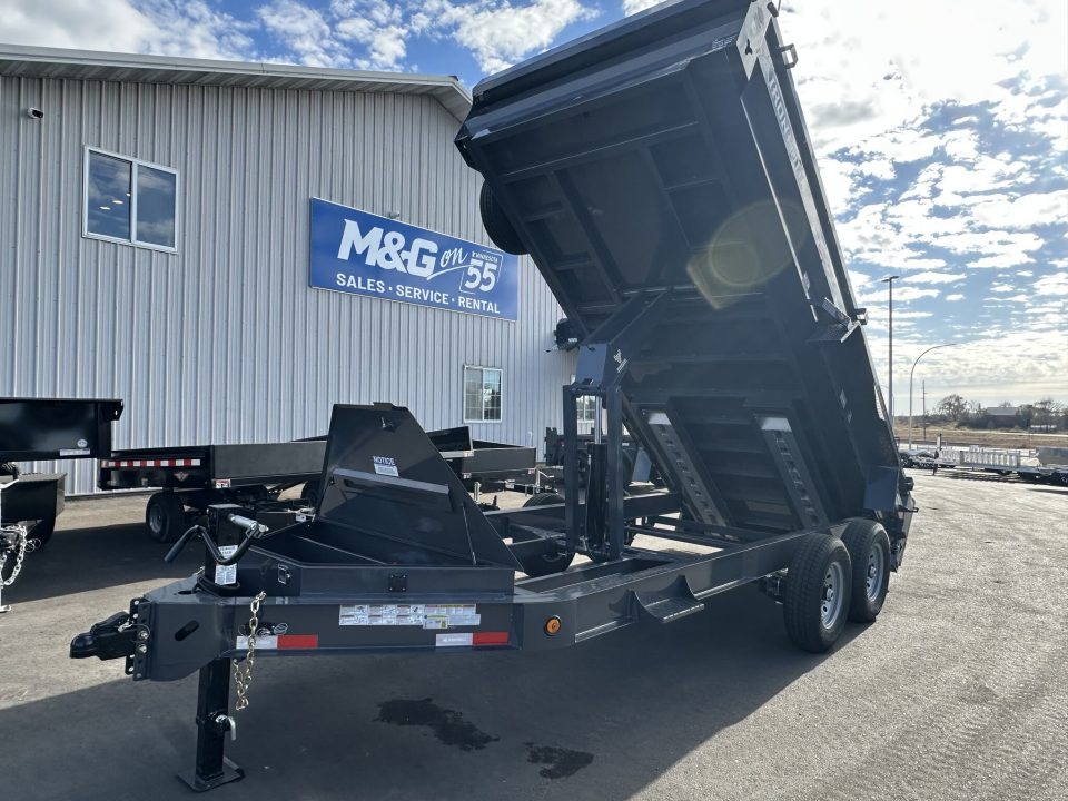 New DWB 83X14 14K DUMP TRAILER - GRAY
