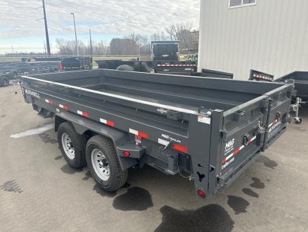 New DWB 83X14 14K DUMP TRAILER - GRAY