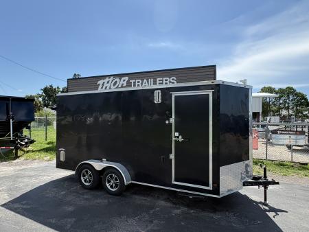 Used 2022 Freedom Trailers 7X16 TA 7' 2  INTERIOR HEIGHT - TONS OF O Cargo / Enclosed Trailer