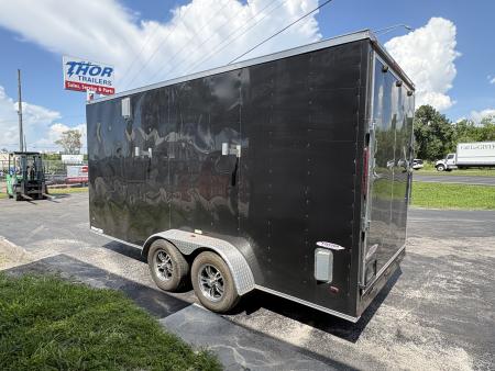 Used 2022 Freedom Trailers 7X16 TA 7' 2" INTERIOR HEIGHT - TONS OF O Cargo / Enclosed Trailer