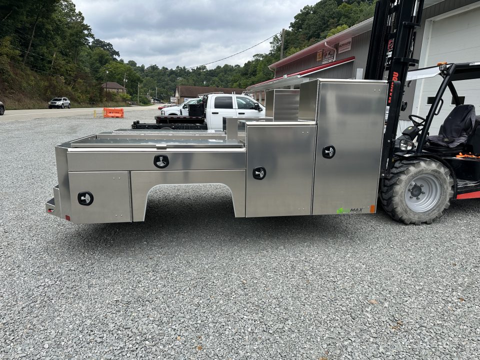 New Martin Truck Bodies Aluminum Gooseneck Service Body DRW 84" CA Cab and Chassis 57" Tall Front Box SMOOTH APPEARANCE Gooseneck Bodies