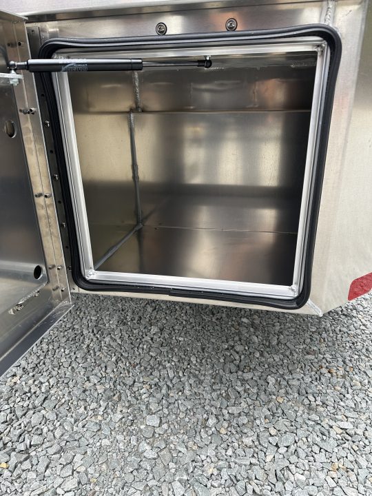 New Martin Truck Bodies Aluminum Gooseneck Service Body DRW 84" CA Cab and Chassis 57" Tall Front Box SMOOTH APPEARANCE Gooseneck Bodies