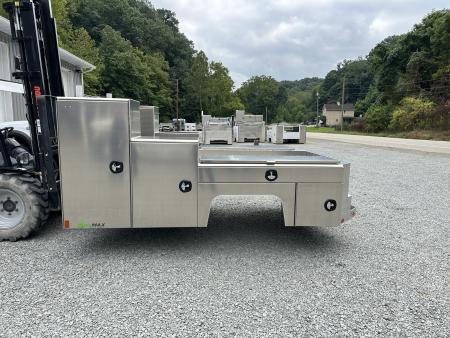 New Martin Truck Bodies Aluminum Gooseneck Service Body DRW 84" CA Cab and Chassis 57" Tall Front Box SMOOTH APPEARANCE Gooseneck Bodies