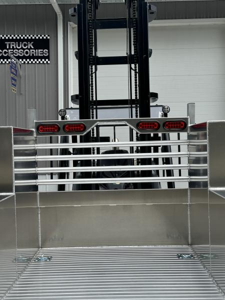 New Martin Truck Bodies Aluminum Gooseneck Service Body DRW 84" CA Cab and Chassis 57" Tall Front Box SMOOTH APPEARANCE Gooseneck Bodies
