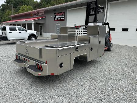 New Martin Truck Bodies Aluminum Gooseneck Service Body DRW 84" CA Cab and Chassis 57" Tall Front Box SMOOTH APPEARANCE Gooseneck Bodies