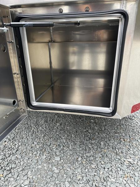 New Martin Truck Bodies Aluminum Gooseneck Service Body DRW 84" CA Cab and Chassis 57" Tall Front Box SMOOTH APPEARANCE Gooseneck Bodies