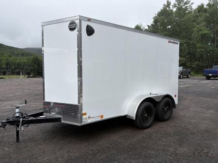New 2027 WELLS CARGO 6x12 Tandem Axle 6'6  Interior Height Fasttrac Deluxe Cargo / Enclosed Trailer with Ramp Door