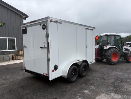 New 2027 WELLS CARGO 6x12 Tandem Axle 6'6" Interior Height Fasttrac Deluxe Cargo / Enclosed Trailer with Ramp Door