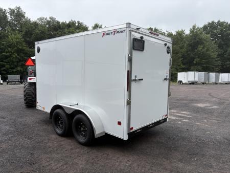 New 2027 WELLS CARGO 6x12 Tandem Axle 6'6" Interior Height Fasttrac Deluxe Cargo / Enclosed Trailer with Ramp Door