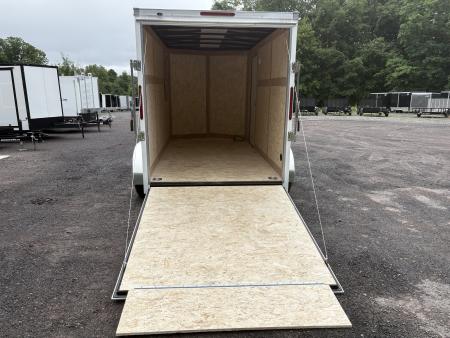 New 2027 WELLS CARGO 6x12 Tandem Axle 6'6" Interior Height Fasttrac Deluxe Cargo / Enclosed Trailer with Ramp Door