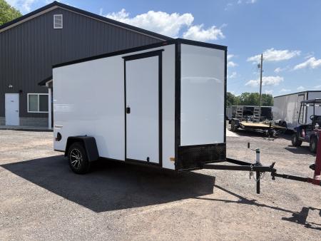 New 2027 HAULMARK Passport Deluxe 6x12 Single Axle 6'6" Interior Height Cargo / Enclosed Trailer with Ramp Door