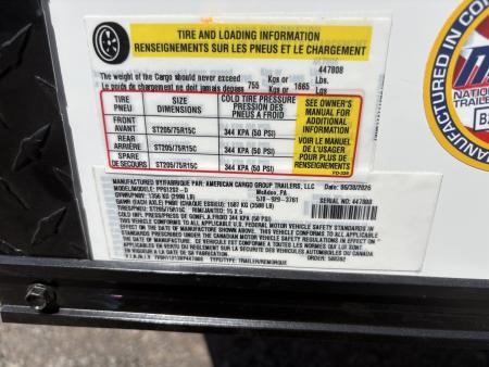 New 2027 HAULMARK Passport Deluxe 6x12 Single Axle 6'6" Interior Height Cargo / Enclosed Trailer with Ramp Door