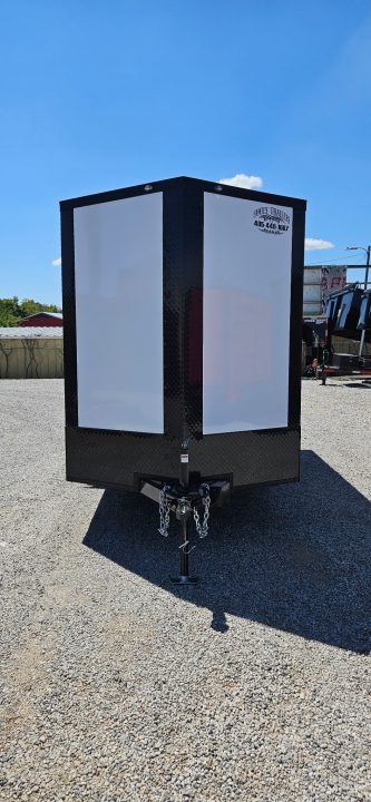 New 2026 Family Trailer 6x12 Tandem Axles Cargo / Enclosed Trailer- Screwless Exterior-Blackout Pkg- Rear Spoiler