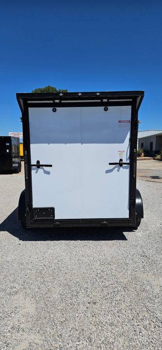 New 2026 Family Trailer 6x12 Tandem Axles Cargo / Enclosed Trailer- Screwless Exterior-Blackout Pkg- Rear Spoiler