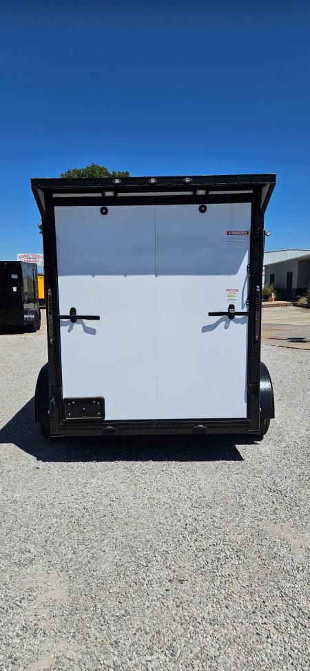 New 2026 Family Trailer 6x12 Tandem Axles Cargo / Enclosed Trailer- Screwless Exterior-Blackout Pkg- Rear Spoiler