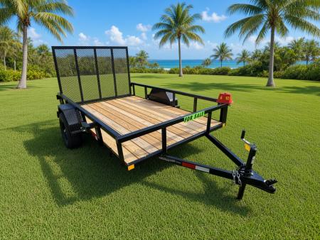 New 2026 6 x 10 Lightweight Utility Trailer with 2990GVWR & Dry Weight of 900 N631260