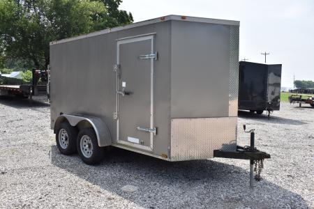 Used 2017 Diamond Cargo 6X12 TANDEM Cargo / Enclosed Trailer