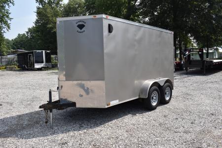 Used 2017 Diamond Cargo 6X12 TANDEM Cargo / Enclosed Trailer