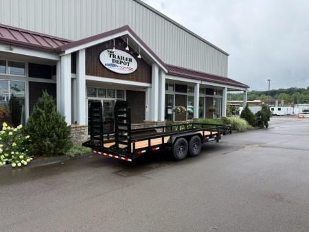 New Sure-Trac 7′ X 20′ OPEN LANDSCAPE/EQUIPMENT TRAILER 14K