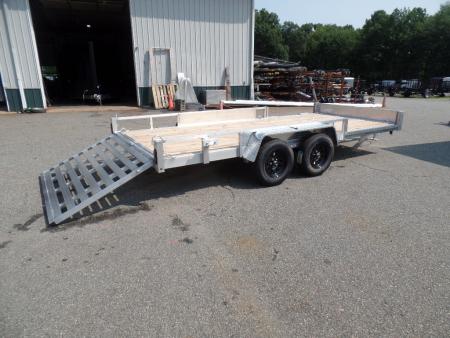New 2026 ALCOM 16 ft. long by 82" wide Multi Use with side ramps and rear ramp Utility Trailer