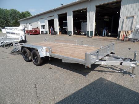 New 2026 ALCOM 16 ft. long by 82" wide Multi Use with side ramps and rear ramp Utility Trailer